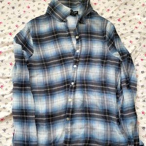 ⚡️⚡️Blue flannel